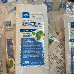 Spectrum Hand Sanitizer Gel - Blue and White